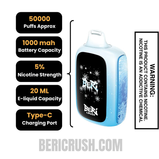 WhiteGamiBeriCrush50KDisposableVapeSpecifications WhiteGamiBeriCrush50KDisposableVapeSpecifications