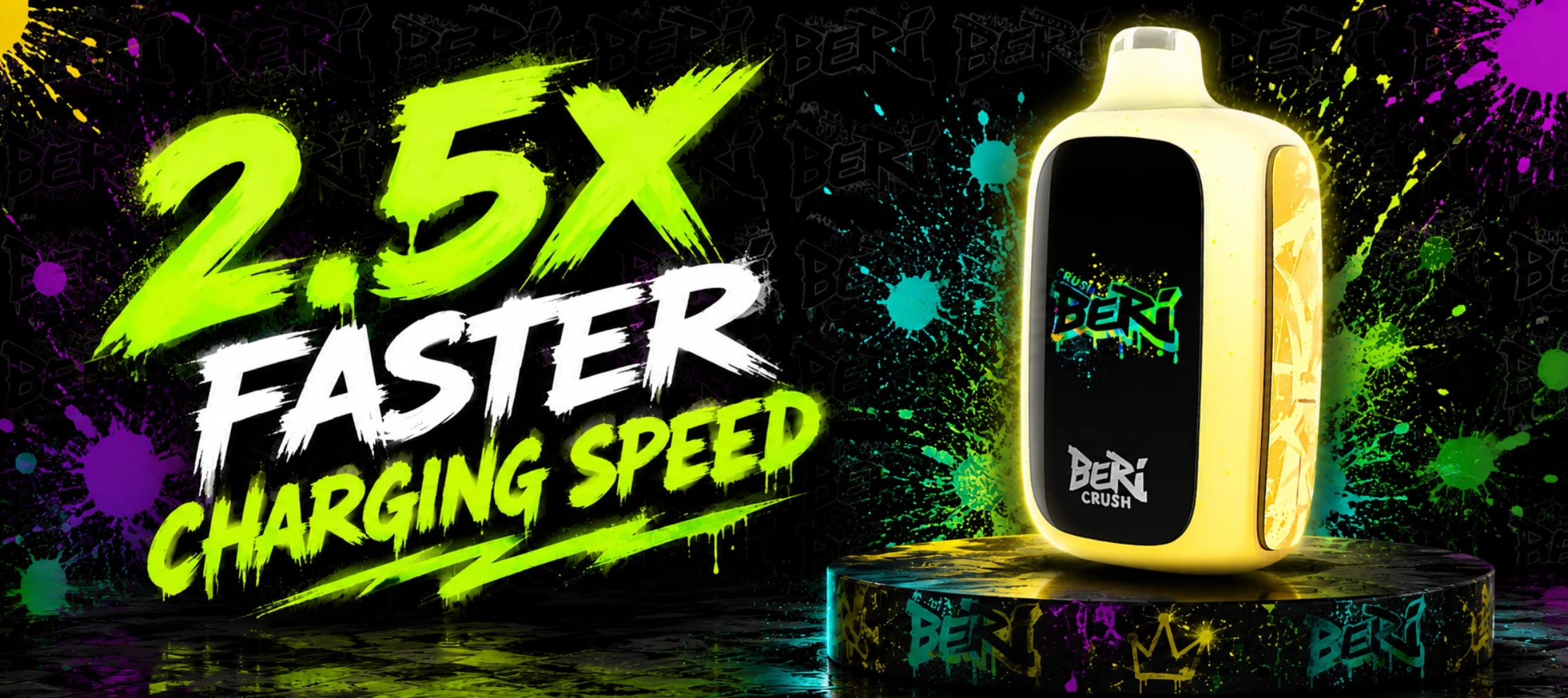 2.5x Faster Charging Speed