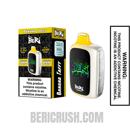 BananaTaffyBeriCrush50KDisposableVapewithPackageBox