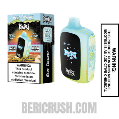 Blue Coconut Beri Crush 50K Disposable Vape with Package Box