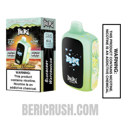 Blueberry Watermelon Beri Crush 50K Disposable Vape with Package Box