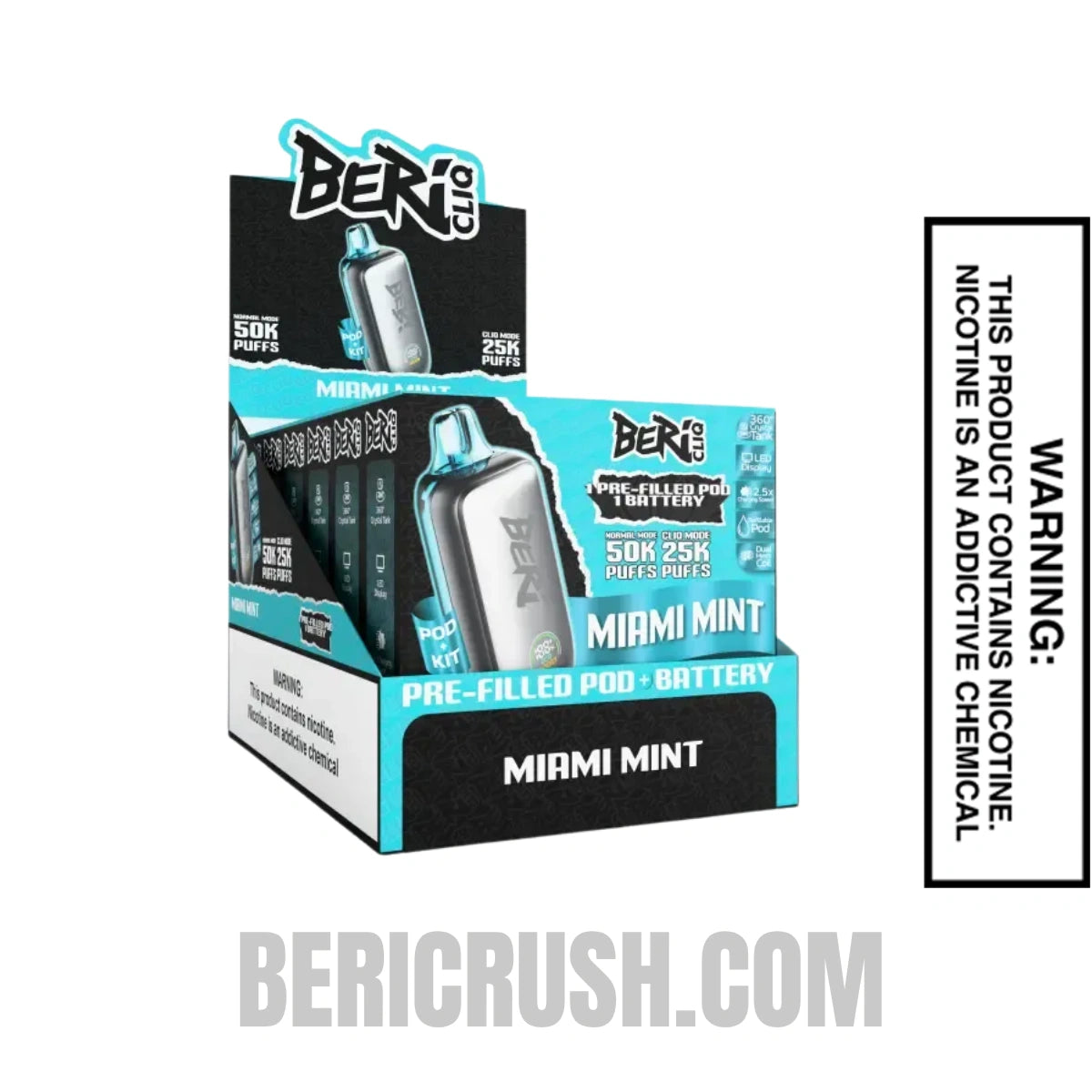 Miami Mint Beri Cliq 50K Disposable Vape Kit