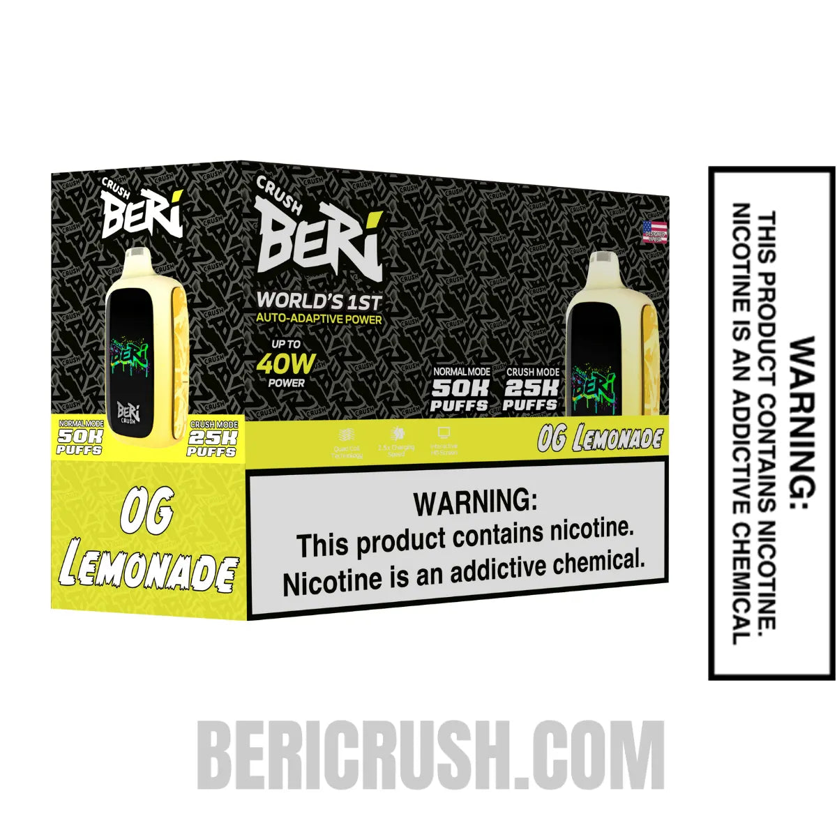 OGLemonadeBeriCrush50KDisposableVapewithbundlebox