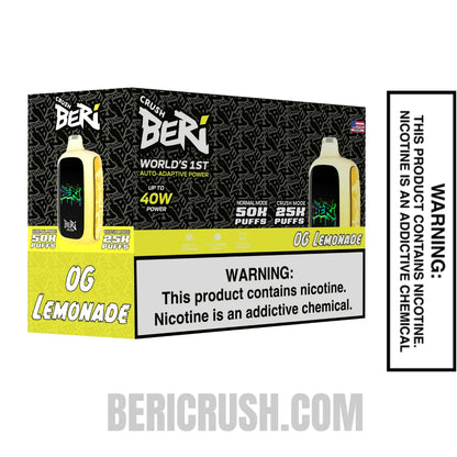 OGLemonadeBeriCrush50KDisposableVapewithbundlebox