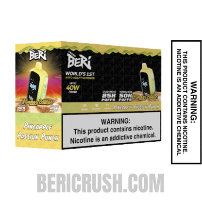 Pineapple Passion Punch Beri Crush 50K Disposable Vape with Bundle Box