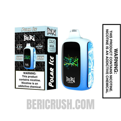 PolarIceBeriCrush50KPuffsDisposableVapewithPackageBox