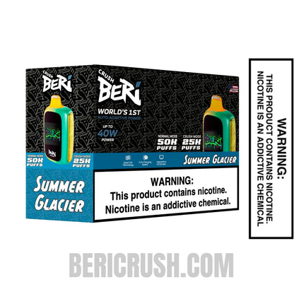SummerGlacierBeriCrush50KDisposableVapewithbundlebox